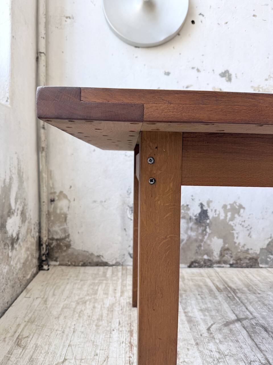 Oak farmhouse table 213-283cm with extension