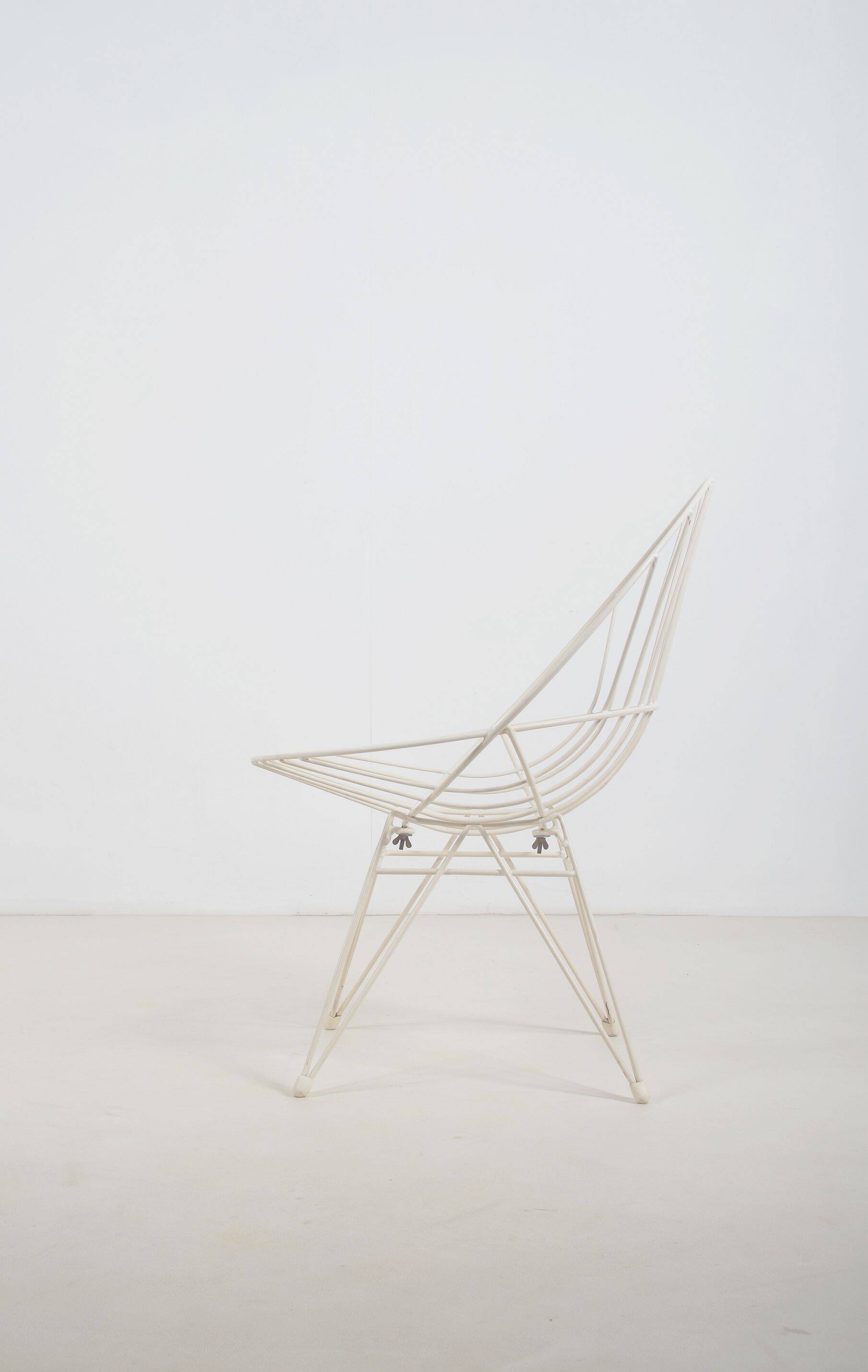 Chaise en fil Combex conçue par Cees Braakman pour Pastoe, années 1950