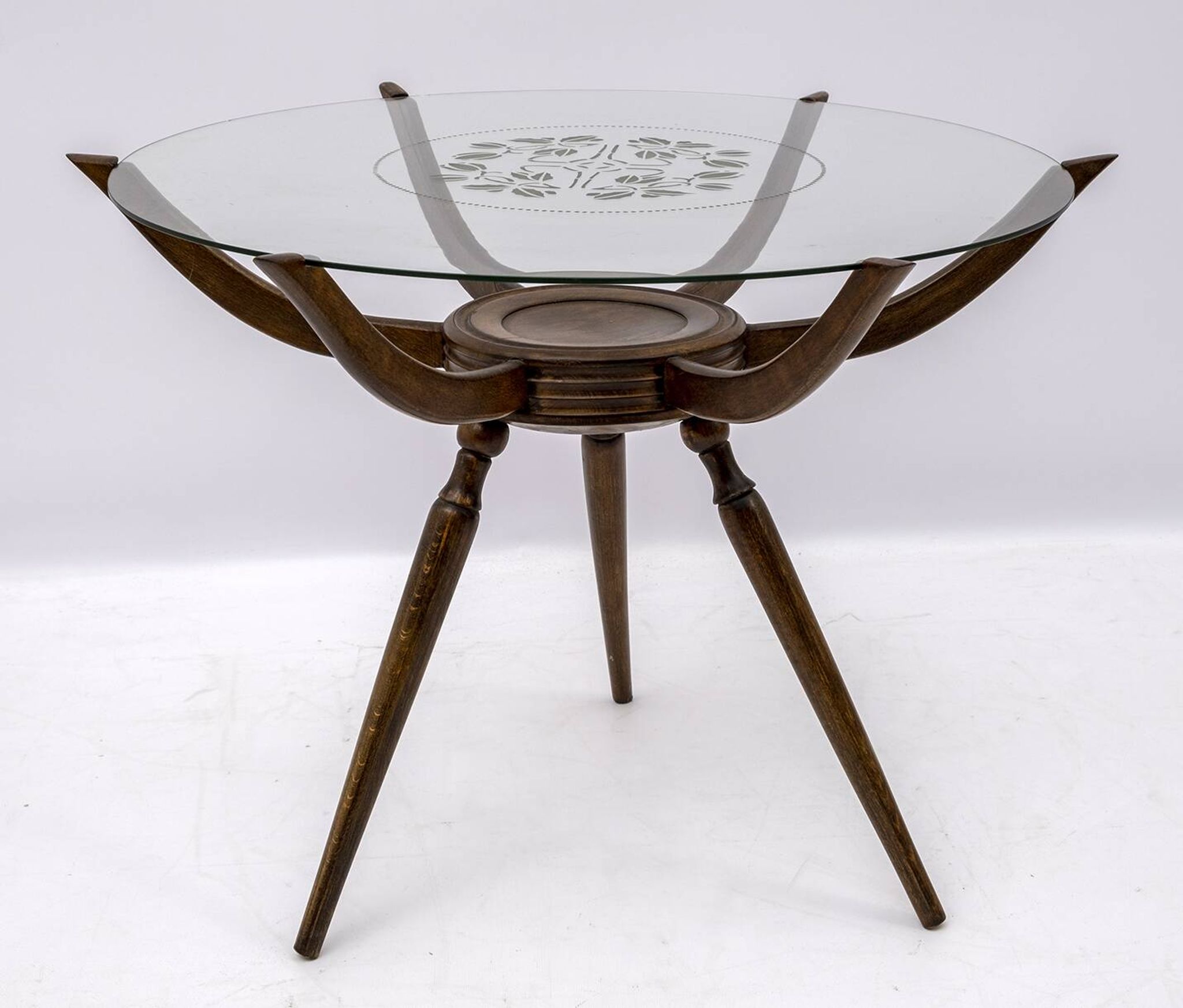Carlo De Carli Mid-Century Modern Italian "Spider" Coffee Table, 1950