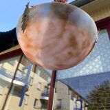 Vintage glass paste pendant