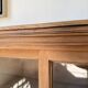 Enfilade vitrée en chêne, années 50
