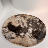 Very large empty pocket or petrified wooden flat