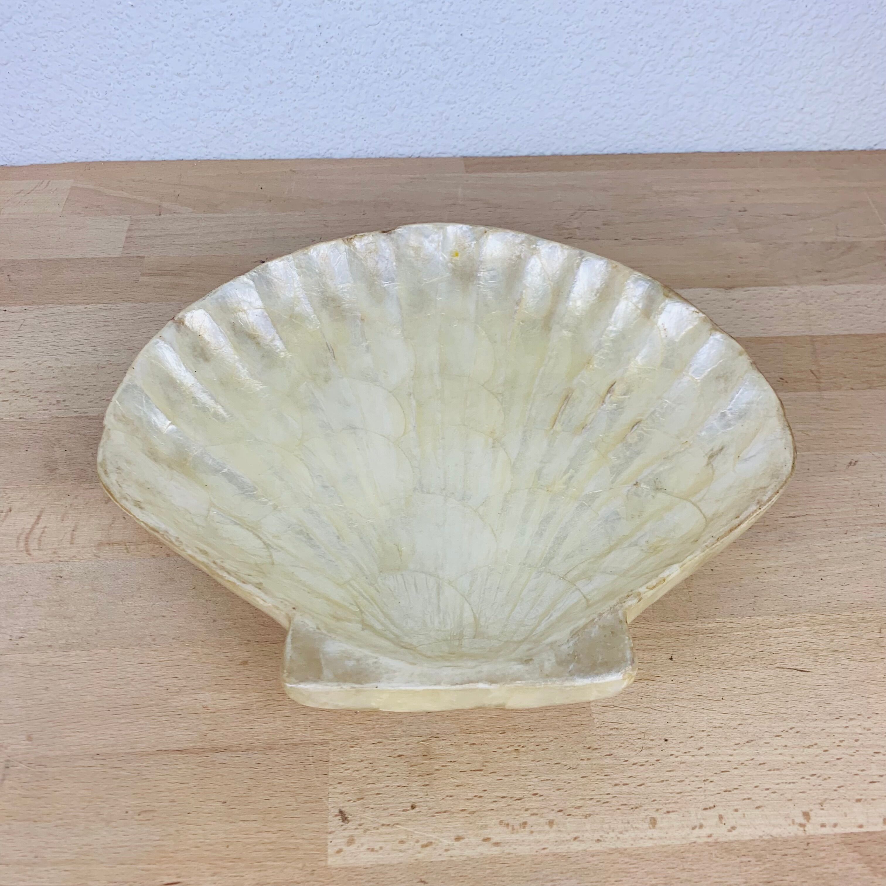 Empty pocket shell mother-of-pearl 60s