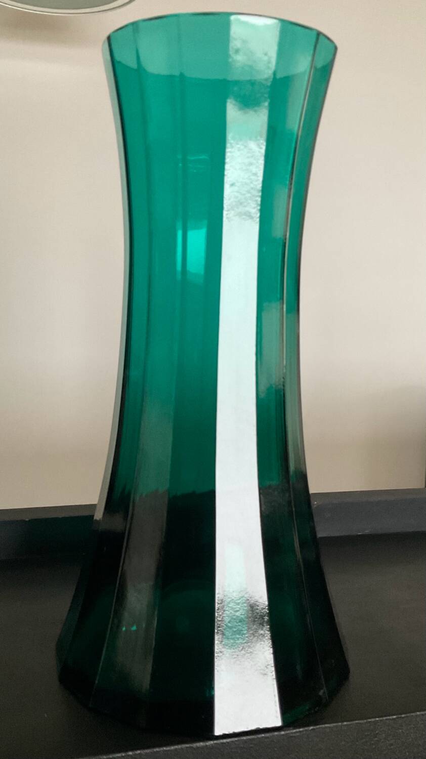 Vintage Italy glass vase