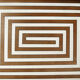 Cart bar teak with pattern maze 1960 s