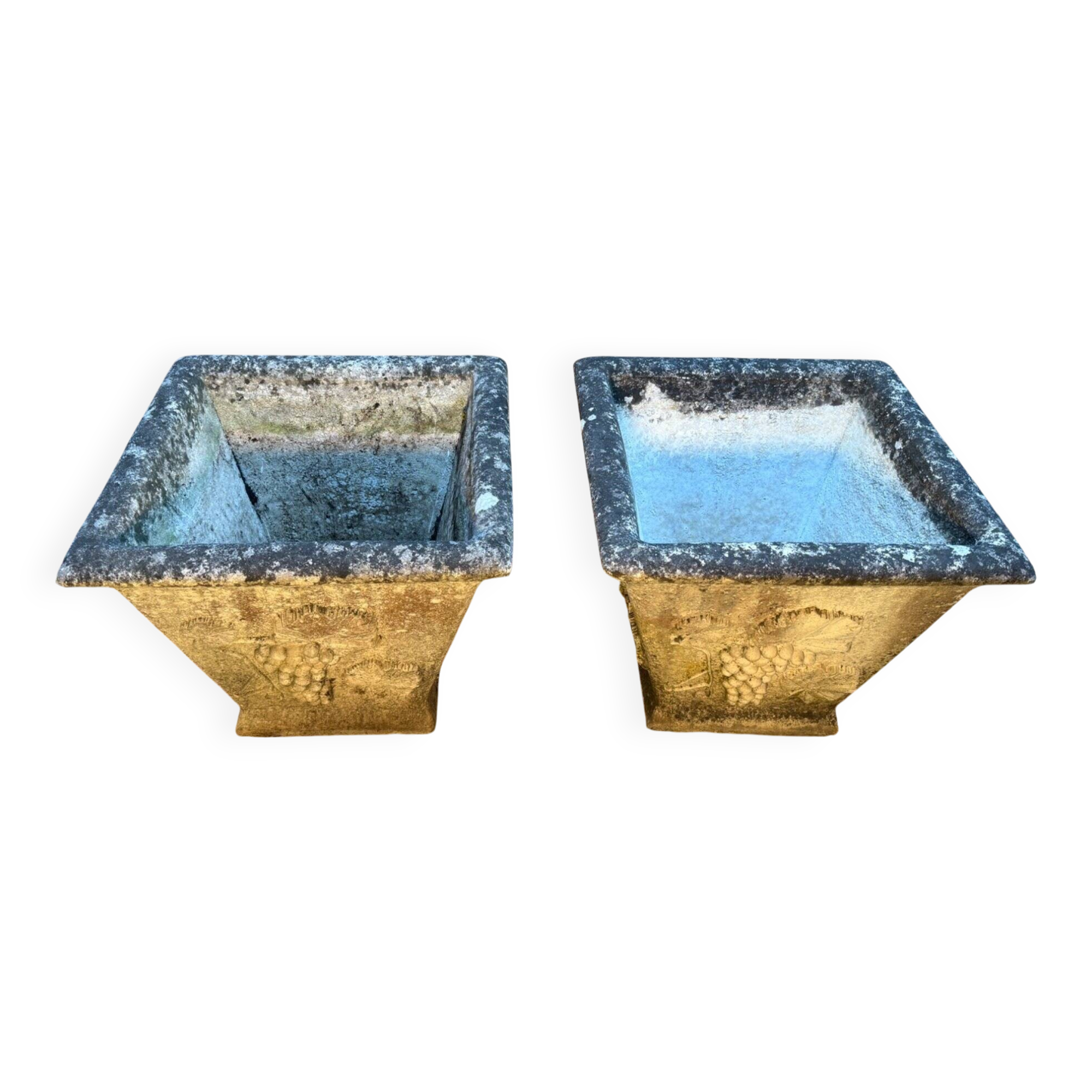 Pair of stone planters