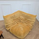 Vintage yellow angle Togo by Michel Ducaroy