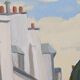 Oil on canvas street in Paris