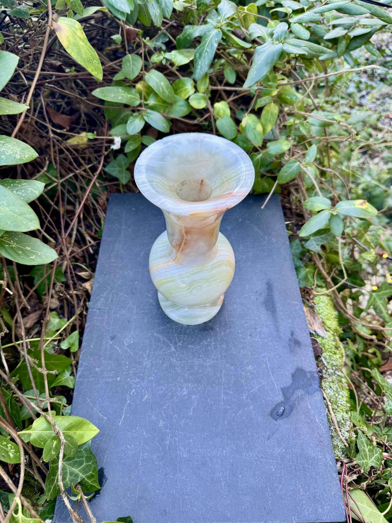 Large onyx vase Italy 1960s