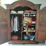Walnut wardrobe