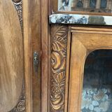 Art Deco buffet in solid walnut, 20th century.