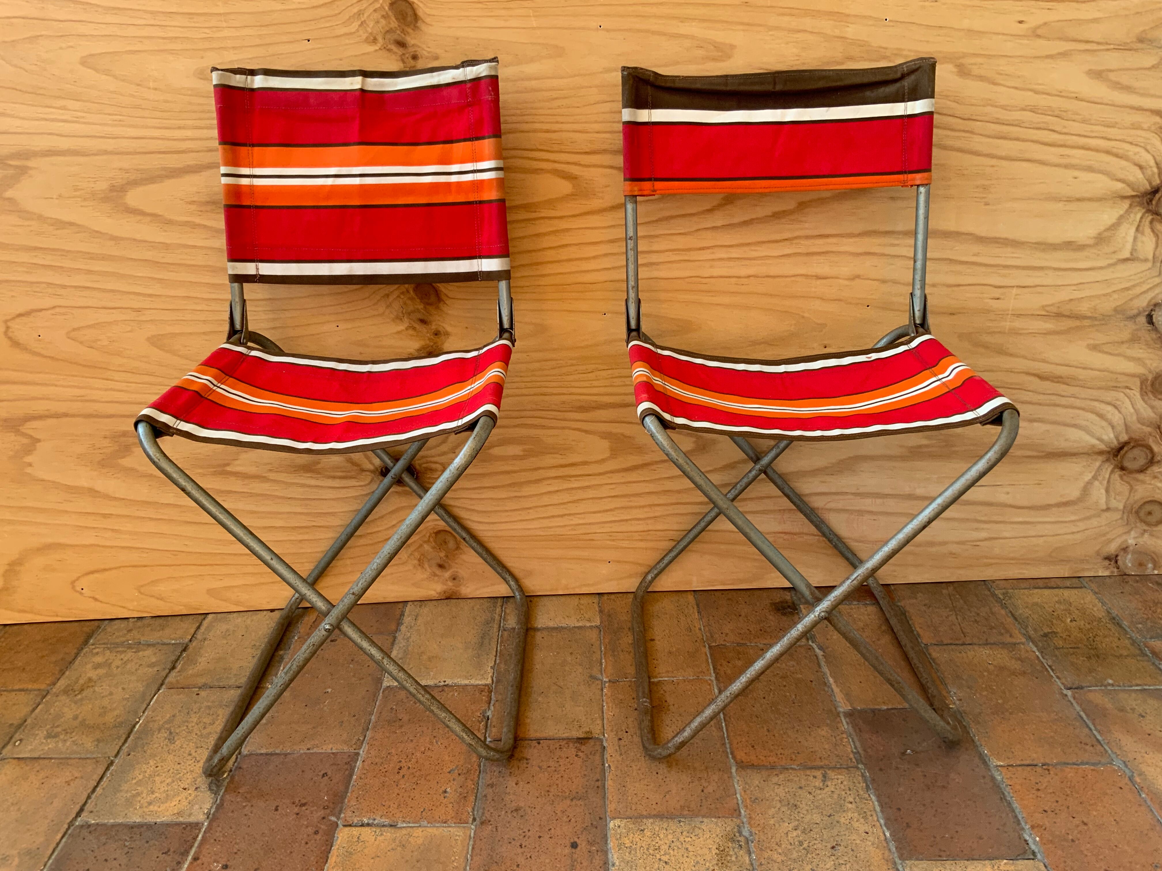 Paire de chaises de camping