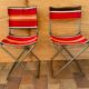 Paire de chaises de camping