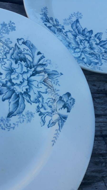 Part of the Floreal service from the Givors Earthenware Factory (Grigny Rhône)