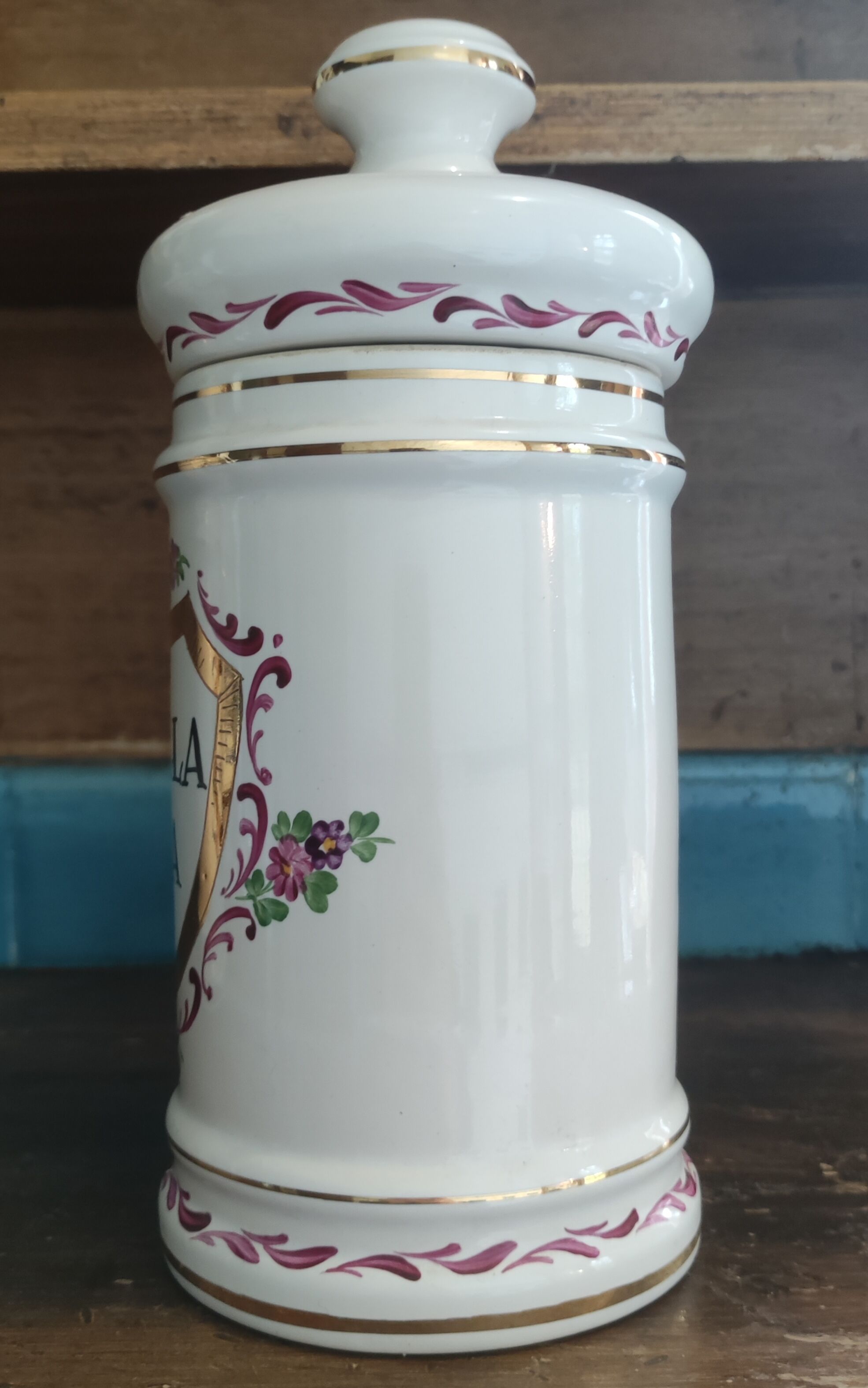 Vintage pharmacy pot