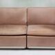 1960s sofa 2-Seater leather, Dieter Rams, Serie 620