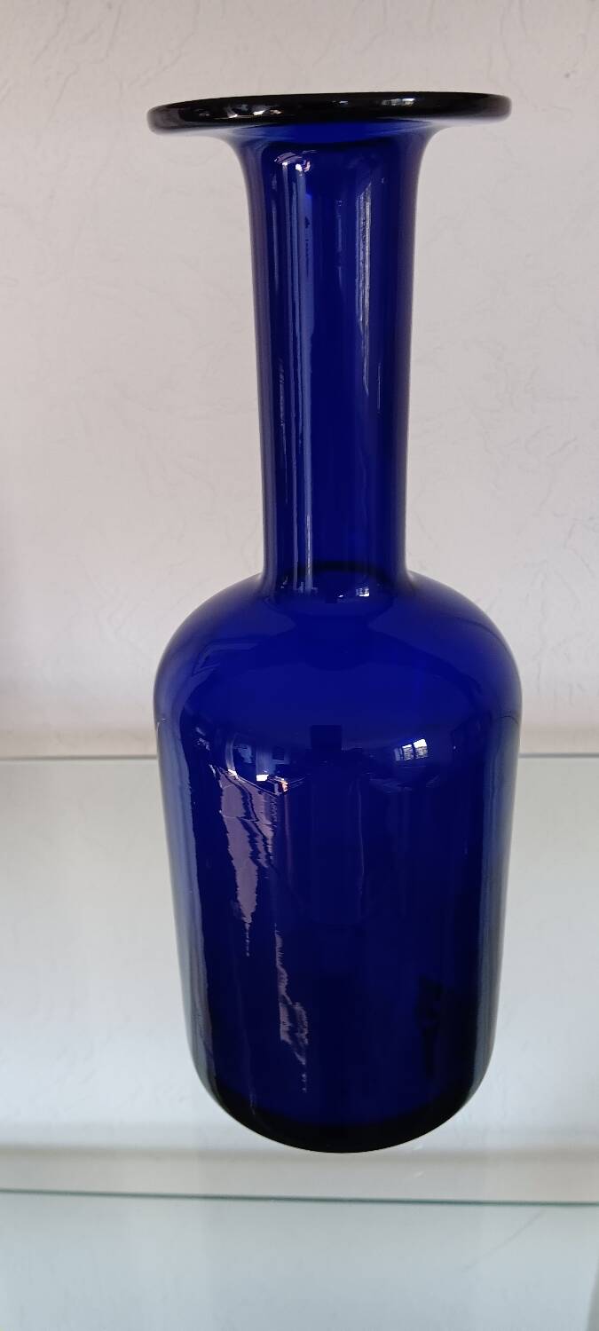 GUL vase by Otto Brauer for Holmegaard - Denmark