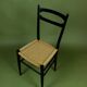 Vintage Italian cord chair from the 1960s by Gio Ponti.