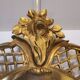 Convex "Witch mirror", gilt bronze frame, 1950s - France
