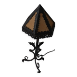 Lampe de table dragon en fer forgé, style Arts & Crafts | Italie | Années 1910