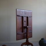A Swedish folding table made of burl wood by Carl Hollst, Eskilstuna, 1787-1830.