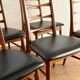 Set of 6 Scandinavian Teak Chairs by Niels Koefoeds, 1960s