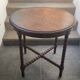 Wooden pedestal table from the 30s/40s