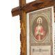 Tramp Art Frame Frame Wood Metal Studs Early 20th Century France 50cm