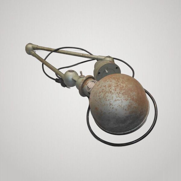 Ancienne lampe jielde 2 bras fonctionne