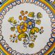 Hand-painted hand-painted decorative plate