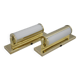 Set of Two Functionalist Brass Wall Lights, 1930s, Restored
