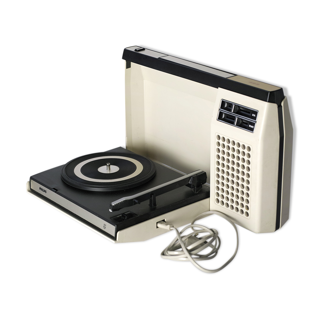 tourne-disques-lectrophone-portable-philips-423-ann-es-70-selency