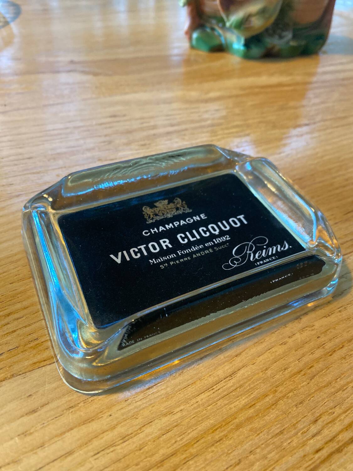 Victor Clicquot Champagne Ashtray
