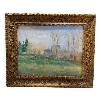 Norman landscape painting