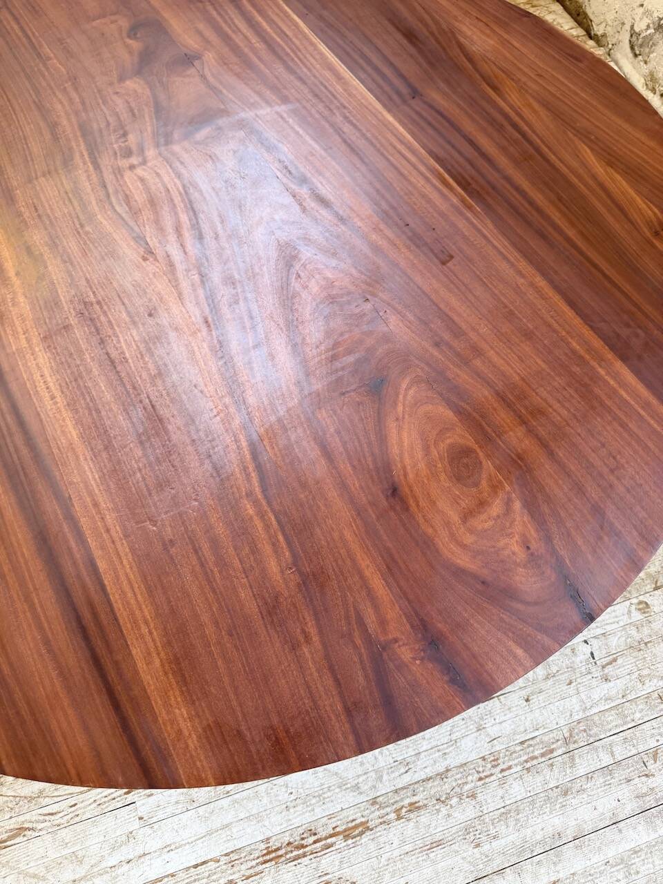 50s round tripod coffee table