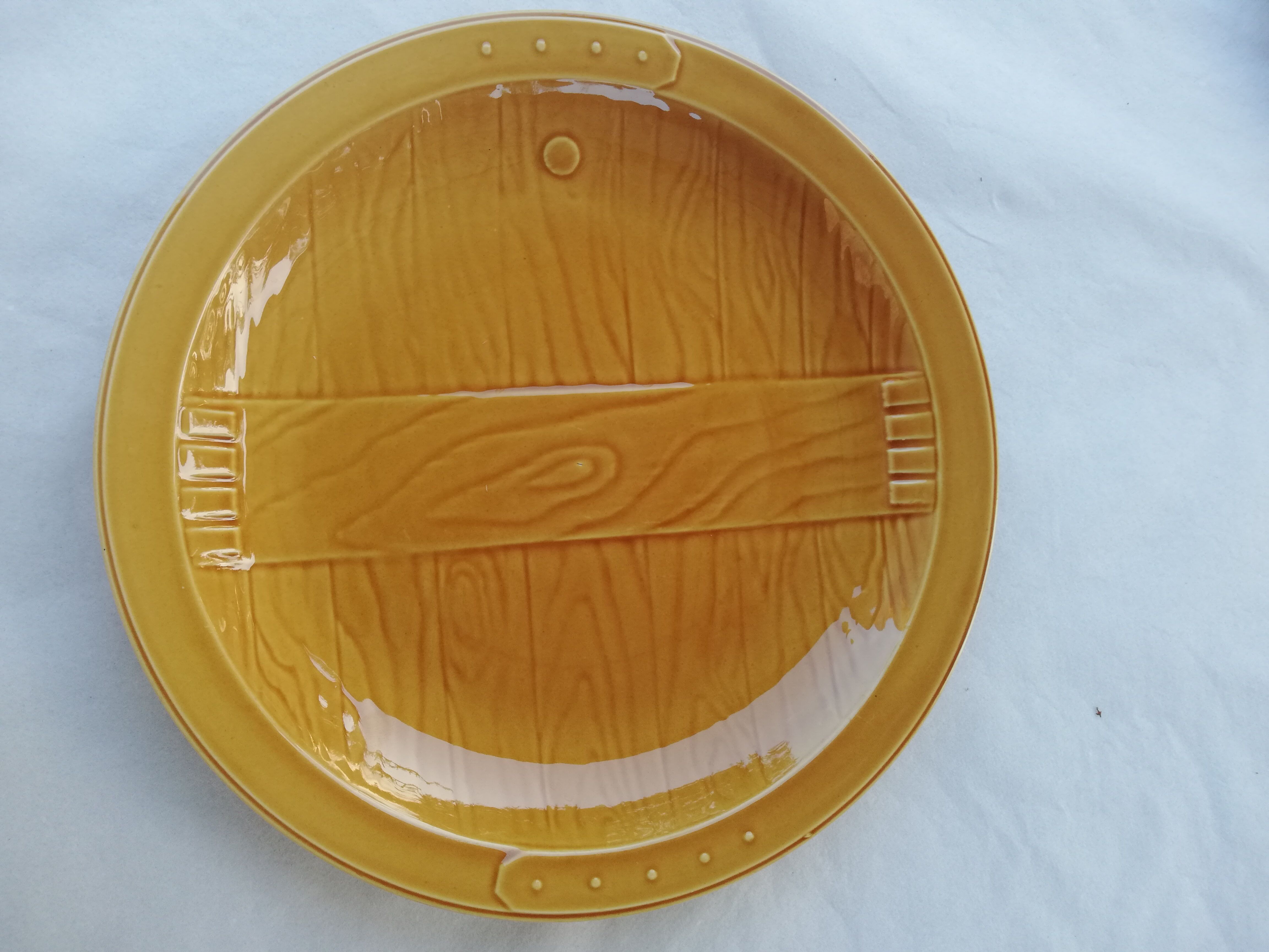 Gien earthenware dinner plates