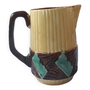 vase vintage en barbotine