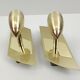 Pair of wall lamps spotlights gold metal Eglo