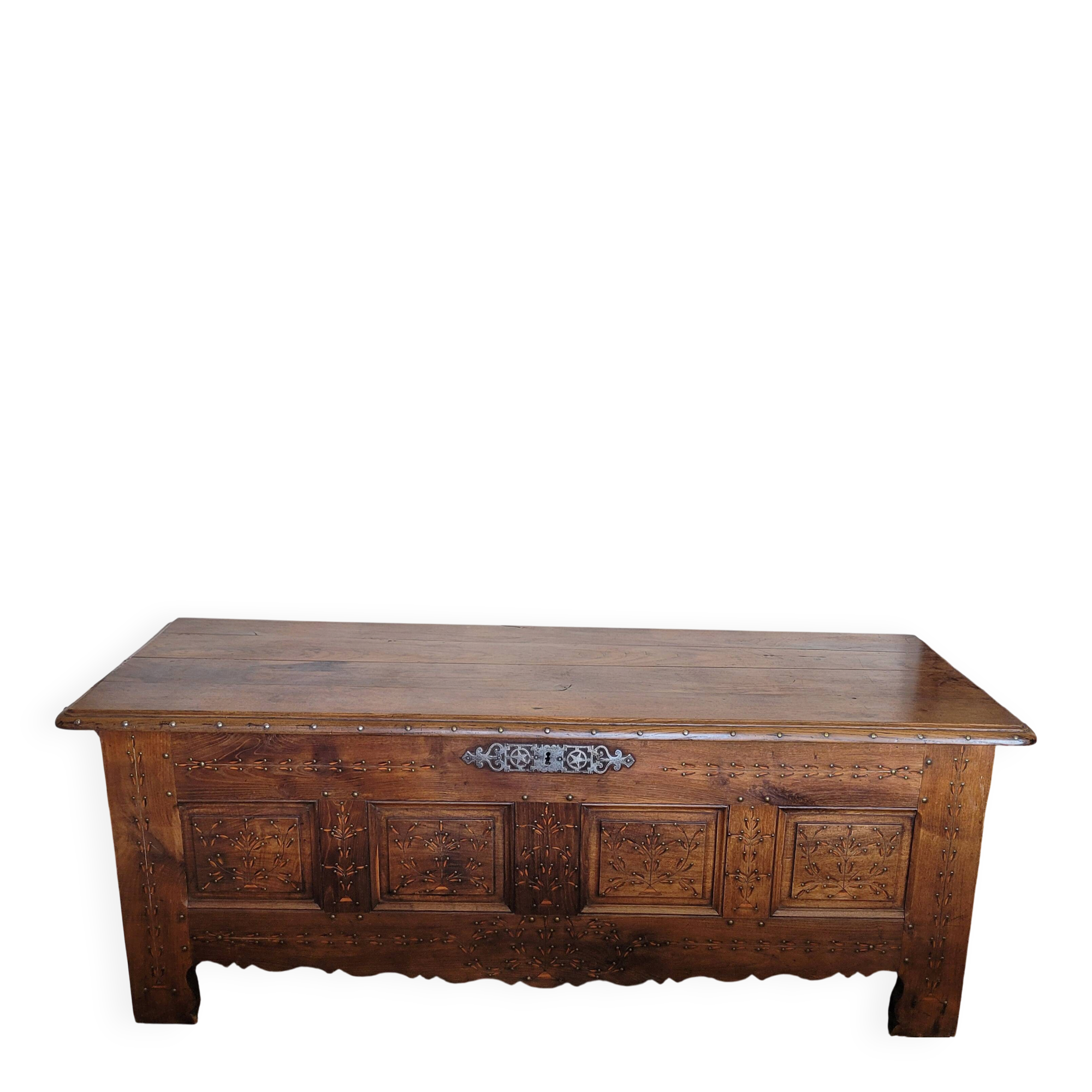 Antique wooden chest
