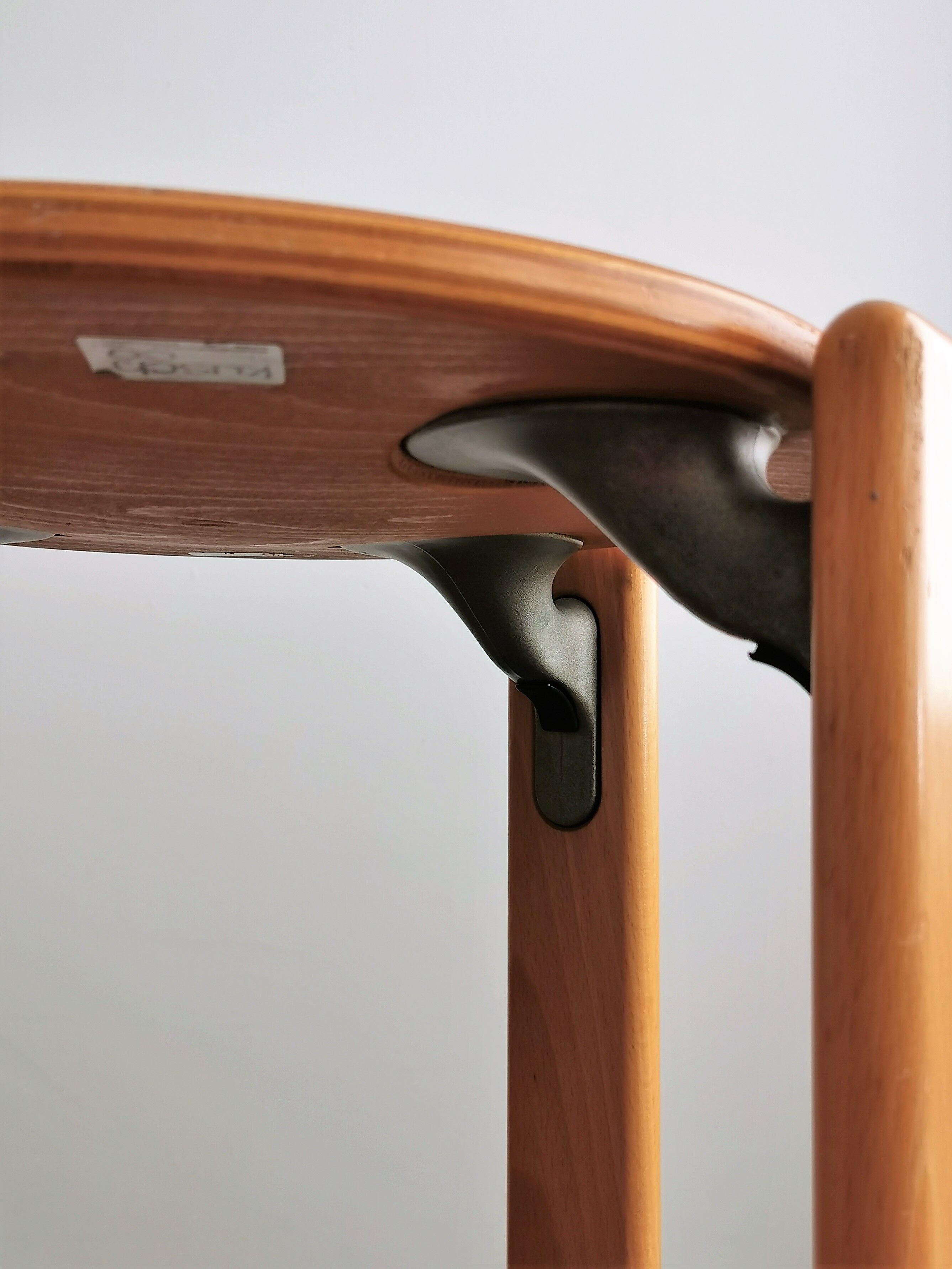 Set beech bar stools by Bruno Rey for Kusch + Co 1970's