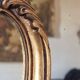 Large gilded rococo mirror