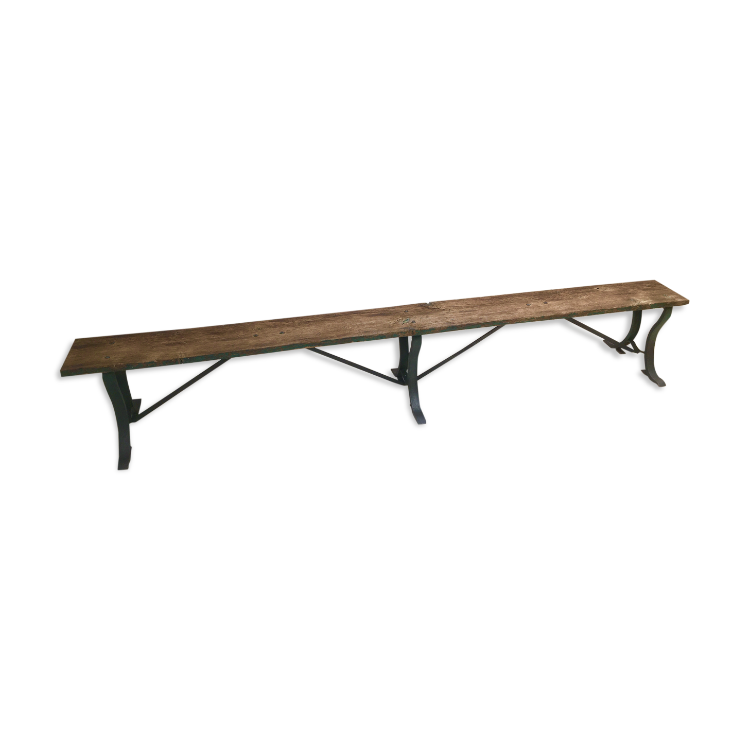 Metal bench