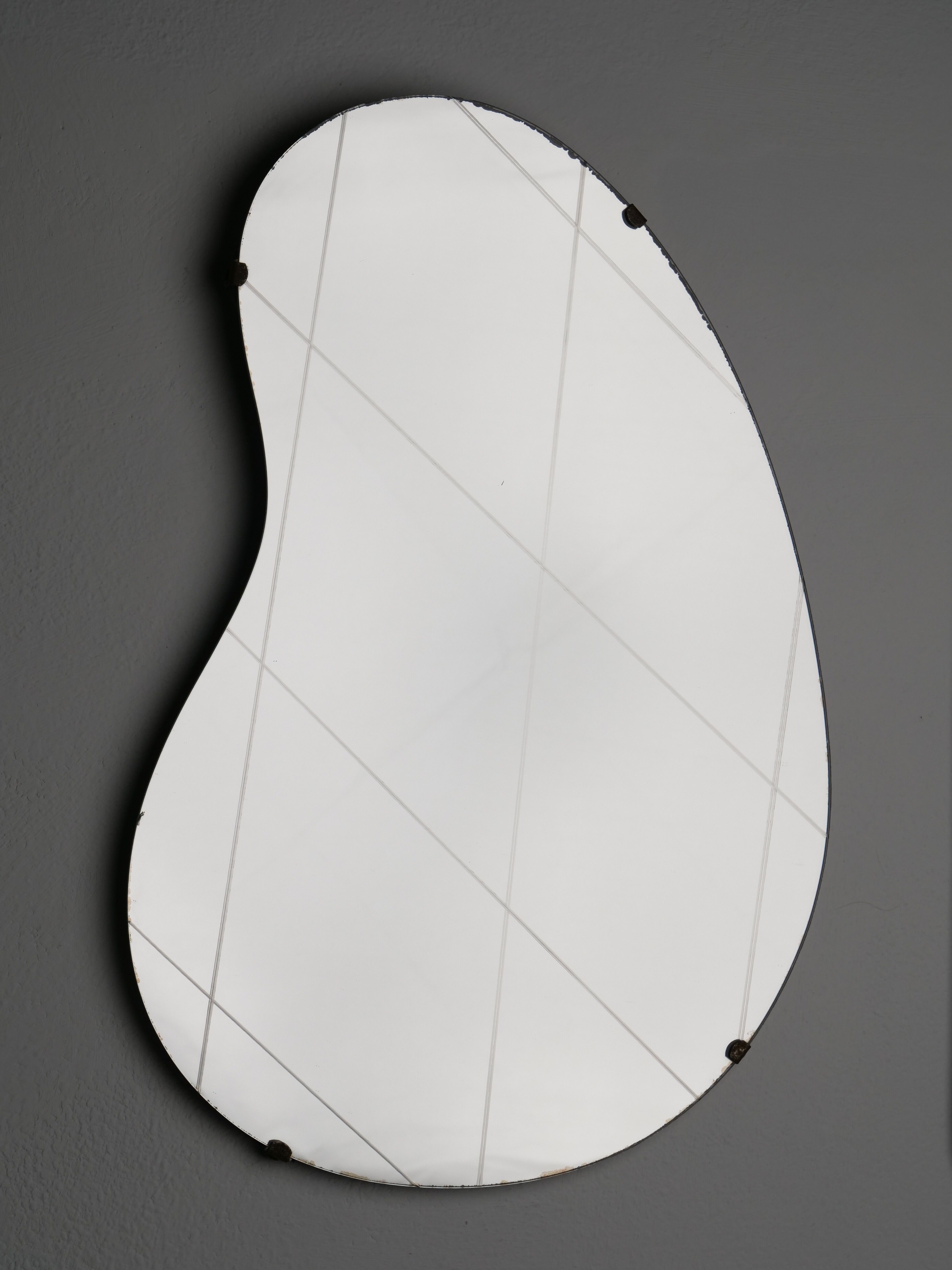 Miroir de forme libre année 50