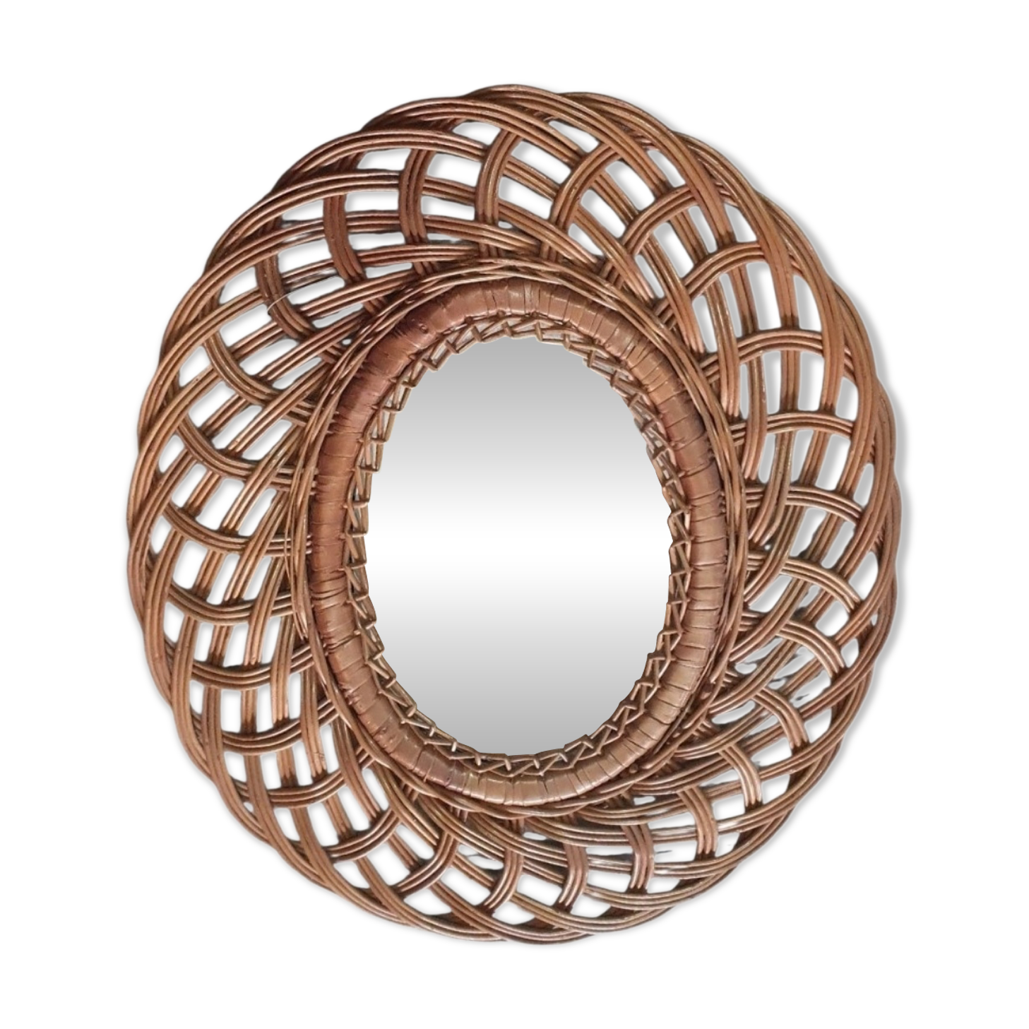 Miroir en osier