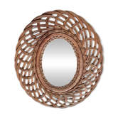 Miroir en osier
