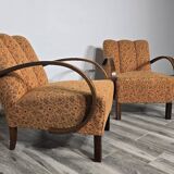 Set of Vintage Armchairs by Jindrich Halabala, 1940s