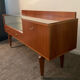 Enfilade Scandinavian tv cabinet of the 60s in teak