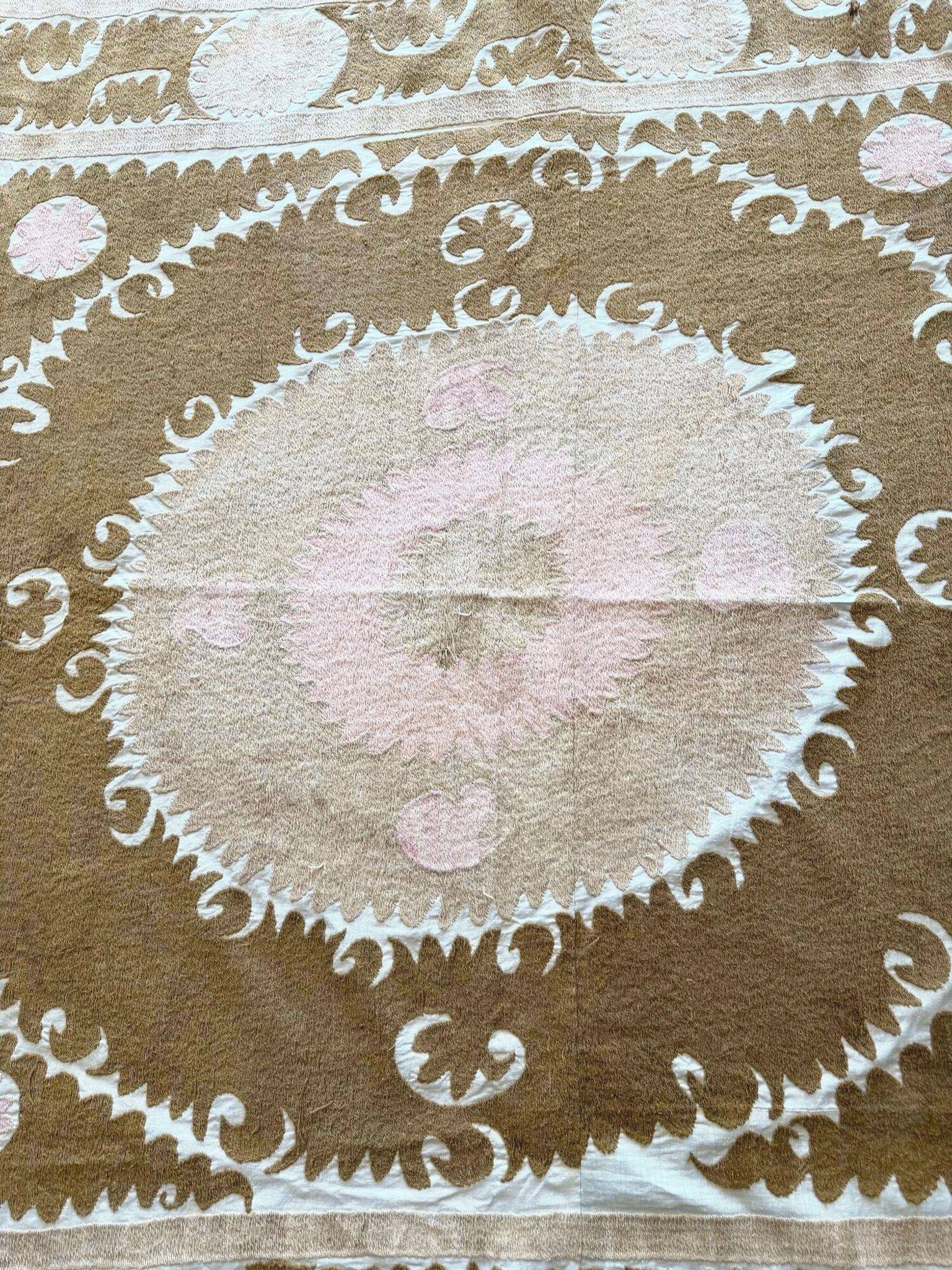 Vintage hand-embroidered tablecloth 156x162 cm