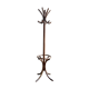 Parrot coat rack with 6 hooks in bent beech