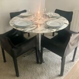 Round marble table 110 cm by Cassina